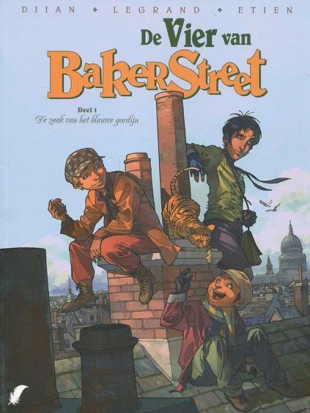 
De vier van Baker Street 1 De zaak van het blauwe gordijn

