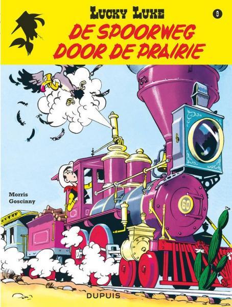 
Lucky Luke (Nieuw uiterlijk - Dupuis/Lucky Comics) 9 De spoorweg door de prairie

