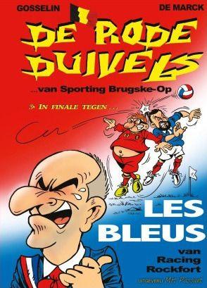 
De rode duivels... van Sporting Brugske-Op 3 In finale tegen... les bleus van Racing Rockfort

